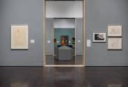 Installation view of "Meet Melecio Galván: The Secret Artist & His Mexican Contemporaries", Bla…