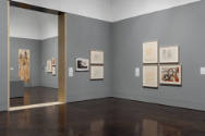 Installation view of "Meet Melecio Galván: The Secret Artist & His Mexican Contemporaries", Bla…