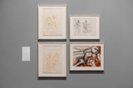 Installation view of "Meet Melecio Galván: The Secret Artist & His Mexican Contemporaries", Bla…