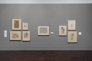 Installation view of "Meet Melecio Galván: The Secret Artist & His Mexican Contemporaries", Bla…