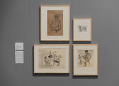 Installation view of "Meet Melecio Galván: The Secret Artist & His Mexican Contemporaries", Bla…