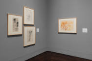 Installation view of "Meet Melecio Galván: The Secret Artist & His Mexican Contemporaries", Bla…