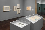 Installation view of "Meet Melecio Galván: The Secret Artist & His Mexican Contemporaries", Bla…