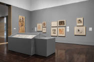 Installation view of "Meet Melecio Galván: The Secret Artist & His Mexican Contemporaries", Bla…