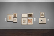 Installation view of "Meet Melecio Galván: The Secret Artist & His Mexican Contemporaries," Bla…