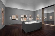 Installation view of "Meet Melecio Galván: The Secret Artist & His Mexican Contemporaries," Bla…