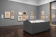 Installation view of "Meet Melecio Galván: The Secret Artist & His Mexican Contemporaries," Bla…