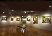 Installation view of "Masterpieces of European Painting," at the Blanton Museum of Art, Septemb…