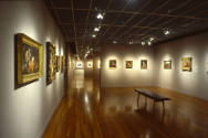 Installation view of "Masterpieces of European Painting," at the Blanton Museum of Art, Septemb…