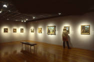 Installation view of "Masterpieces of European Painting," at the Blanton Museum of Art, Septemb…