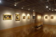 Installation view of "Masterpieces of European Painting," at the Blanton Museum of Art, Septemb…