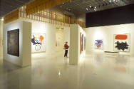 Installation view of "Painting Explosion: 1958-1963," at the Blanton Museum of Art, January 24,…