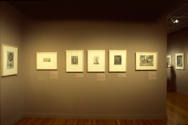 Installation view of "Prints from the Leo Steinberg Collection, Part II," at the Blanton Museum…