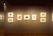 Installation view of "Prints from the Leo Steinberg Collection, Part II," at the Blanton Museum…