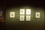 Installation view of "Prints from the Leo Steinberg Collection, Part II," at the Blanton Museum…