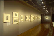 Installation view of "Prints from the Leo Steinberg Collection, Part II," at the Blanton Museum…