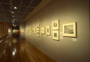 Installation view of "Prints from the Leo Steinberg Collection, Part II," at the Blanton Museum…