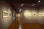 Installation view of "Prints from the Leo Steinberg Collection, Part II," at the Blanton Museum…