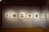 Installation view of "Prints from the Leo Steinberg Collection, Part II," at the Blanton Museum…