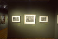 Installation view of "Prints from the Leo Steinberg Collection, Part II," at the Blanton Museum…