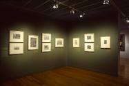 Installation view of "Prints from the Leo Steinberg Collection, Part II," at the Blanton Museum…