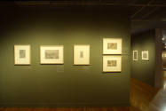 Installation view of "Prints from the Leo Steinberg Collection, Part I," at the Blanton Museum …