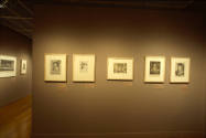 Installation view of "Prints from the Leo Steinberg Collection, Part I," at the Blanton Museum …