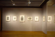 Installation view of "Prints from the Leo Steinberg Collection, Part I," at the Blanton Museum …