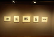 Installation view of "Prints from the Leo Steinberg Collection, Part I," at the Blanton Museum …