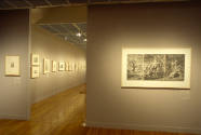 Installation view of "Prints from the Leo Steinberg Collection, Part I," at the Blanton Museum …