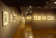 Installation view of "Prints from the Leo Steinberg Collection, Part I," at the Blanton Museum …