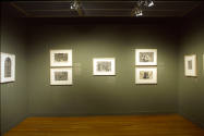 Installation view of "Prints from the Leo Steinberg Collection, Part I," at the Blanton Museum …