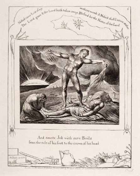 "And He Smote Job with sore Boils...," plate 6 from the Illustrations of the Book of Job