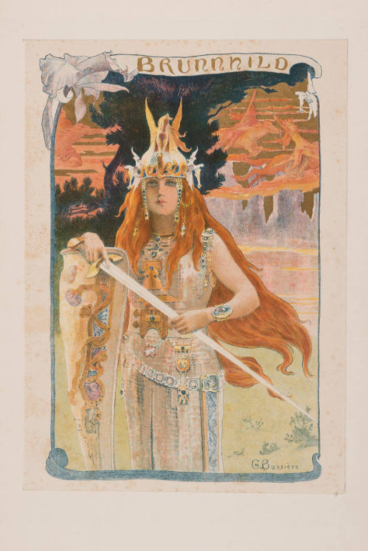 Brunnhild, from L'Estampe moderne [The Modern Print]