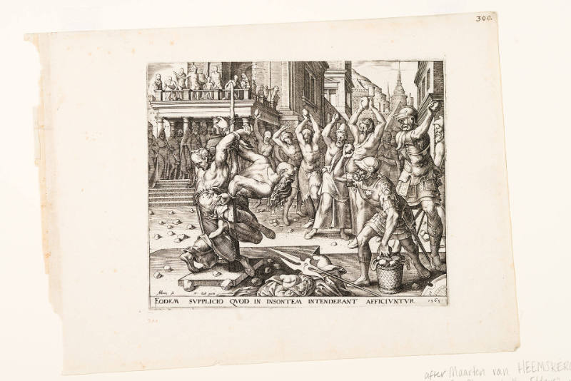 The Stoning of the Elders, plate 5 from The Story of Susanna