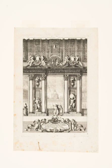 View of the Garden, plate 1 from Italian-Style Wall Paneling