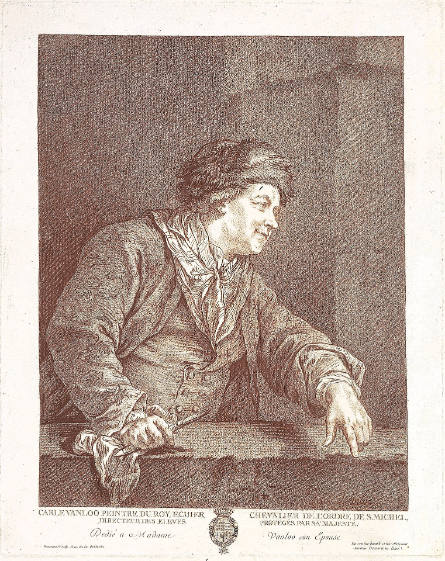 Carle Van Loo, Peintre du Roy, Directeur des Elèves Protégés