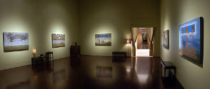 Installation view of "WorkSpace 10: Marcelo Pombo," at the Blanton Museum of Art, October 4, 20…