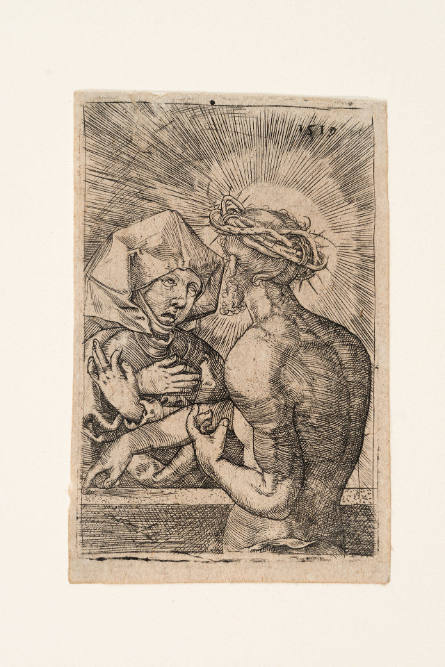 Christ Crowned with Thorns Speaking with His Mother