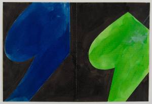 Study for Green Blue Black