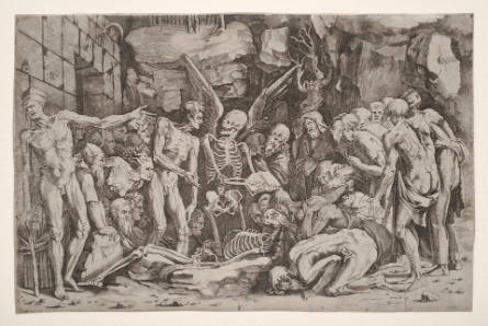 The Skeletons, after Rosso Fiorentino