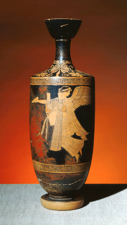 Red-Figure Lekythos (Oil Container)