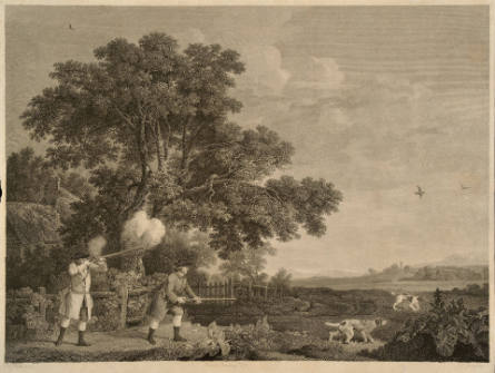 Shooting, plate II from a Set of Four Sporting Subjects, after George Stubbs