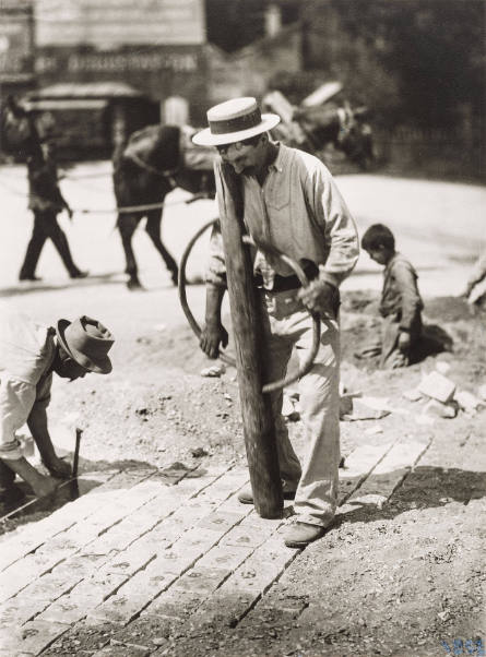 Street Paver, from Twenty Photographs by Eugene Atget 1856-1927