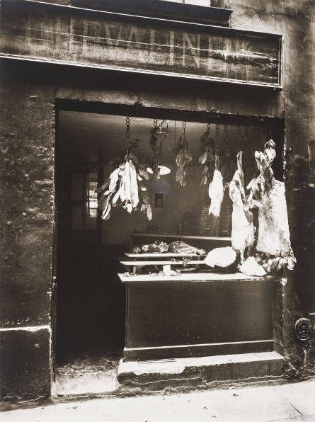 Boucherie, Rue Christine, from Twenty Photographs by Eugene Atget 1856-1927