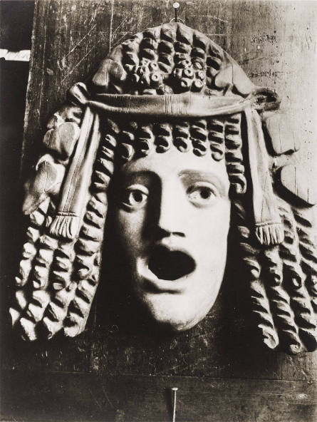 Masque antique, from Twenty Photographs by Eugene Atget 1856-1927