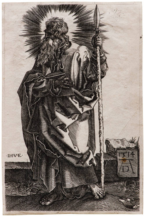 St. Thomas from Five Apostles, after Albrecht Dürer