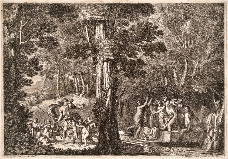 Diana and Actaeon, from a series of Fables