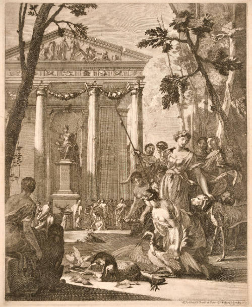 Sacrifice at the Temple of Diana, after Schönfeldt