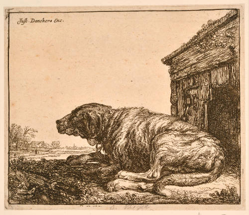 The Tethered Dog, from Various Animals